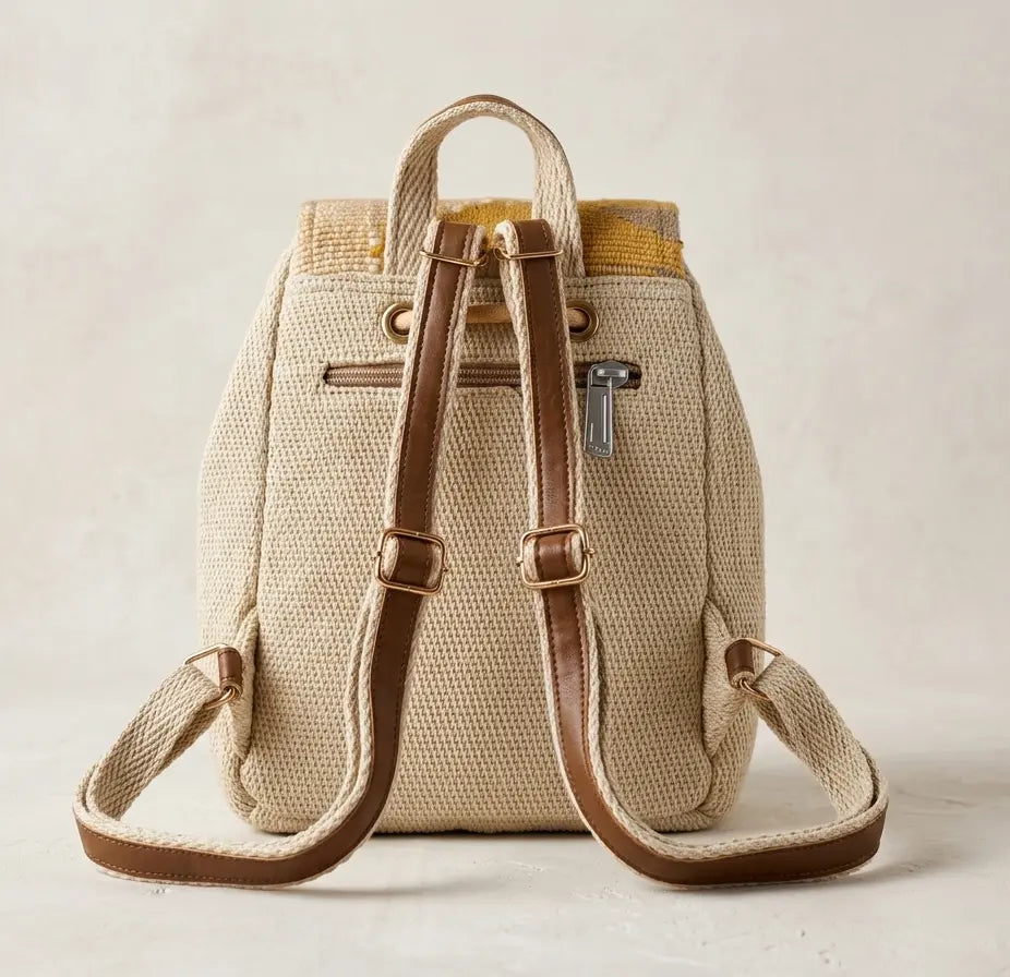 Handmade Cotton Woven Mini Backpack Himalore