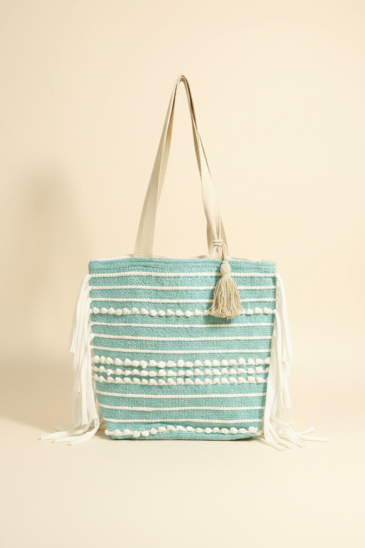 Aqua Teal Tote – Studio