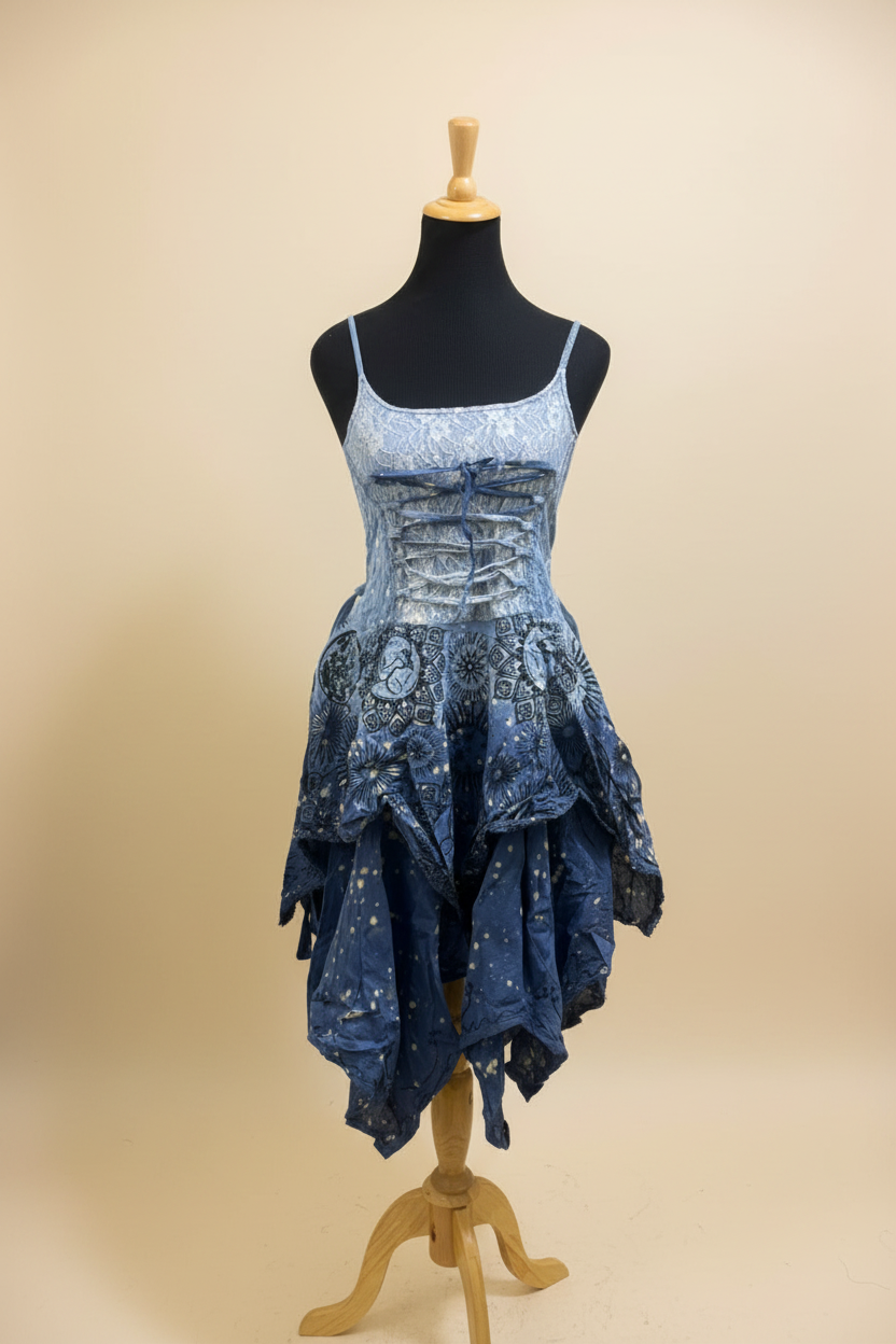 Blue Dress - Clean Background