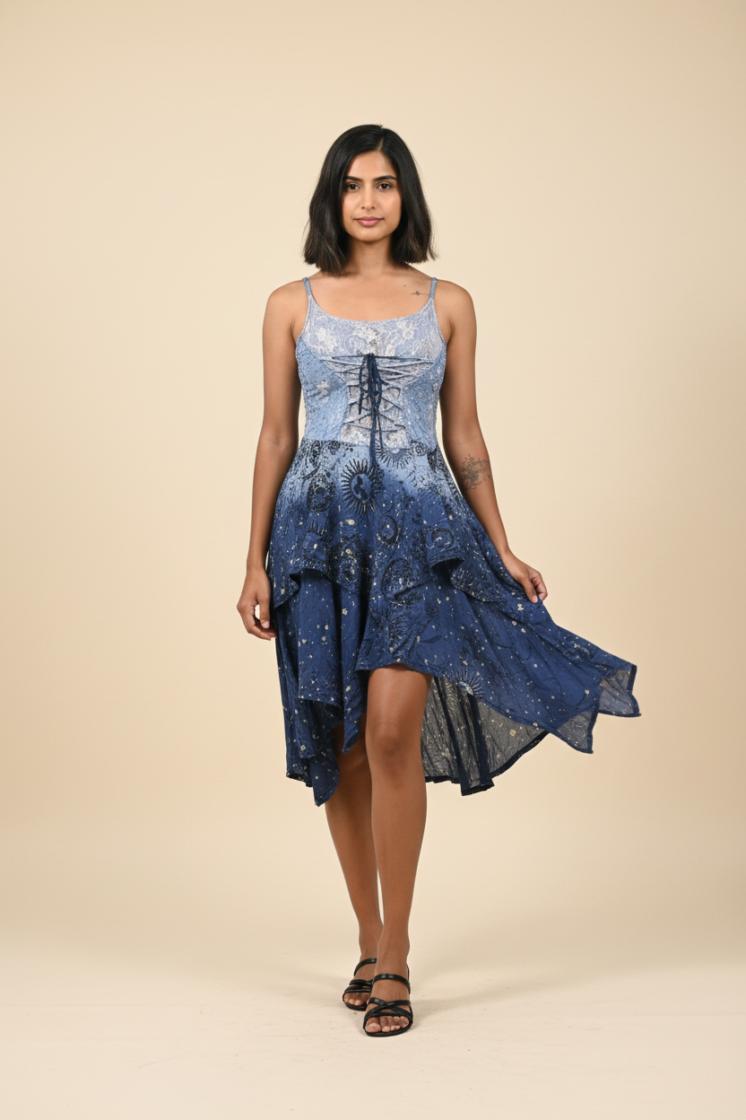 Blue Dress - Professional Shot