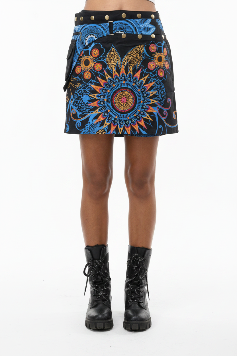 Blue Mandala Studio Shot