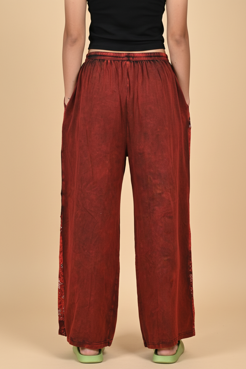 Burgundy Back View