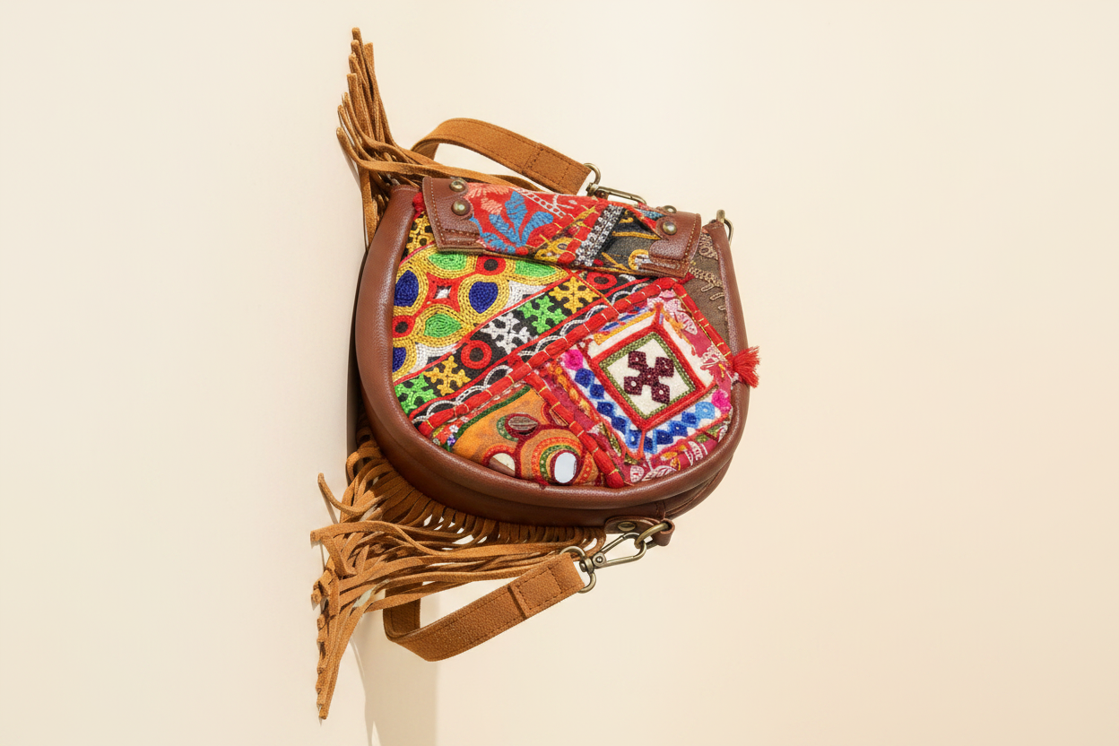Leather Patchwork Crossbody – Front Studio