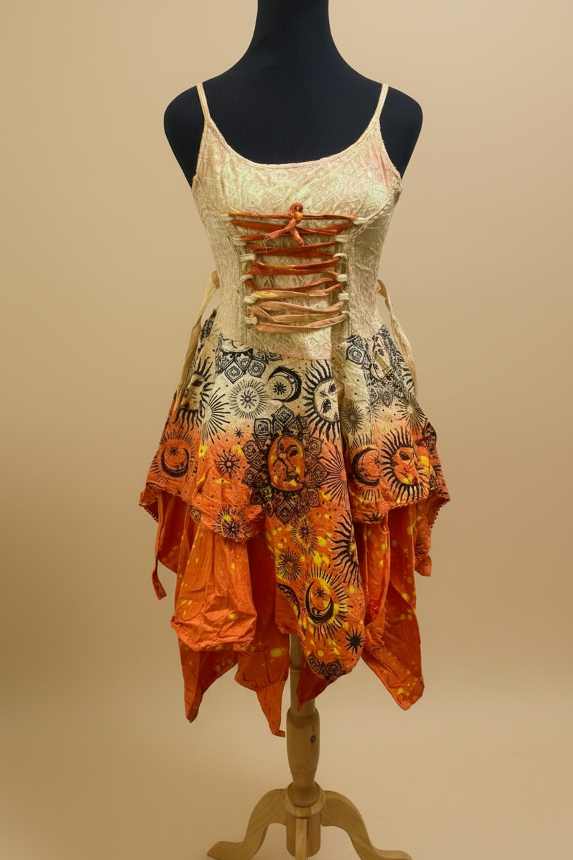 Orange Dress - Clean Background Redo