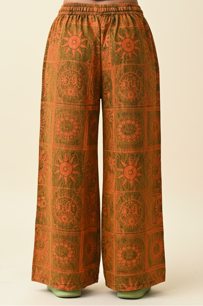 Orange Pants Back View - Studio Crop