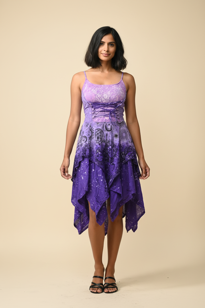 Purple Dress - Clean Background
